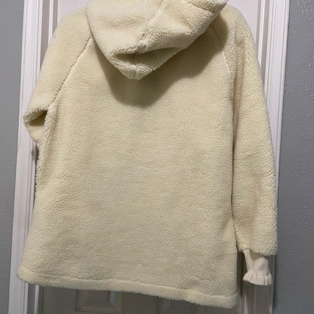 Pre Owned: Kate Spade Sherpa Hoodie Size Small (Bin1) - Picture 2 of 7